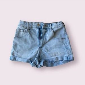 Garage High Rise Denim Shorts